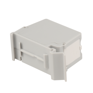 Повторитель портов RJ45 на DIN-рейку, неэкранированный, кат.6, формата Keystone, со шторками, белый